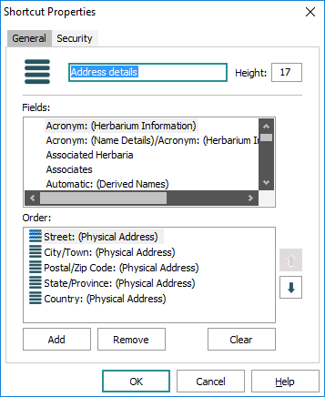 Shortcut Properties